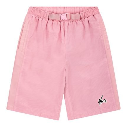 PINK NOFS WINDBREAKER SHORTS